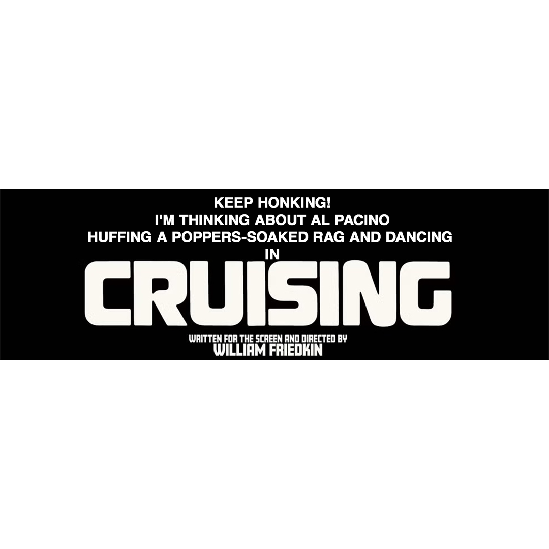 THE CRUISING STICKER