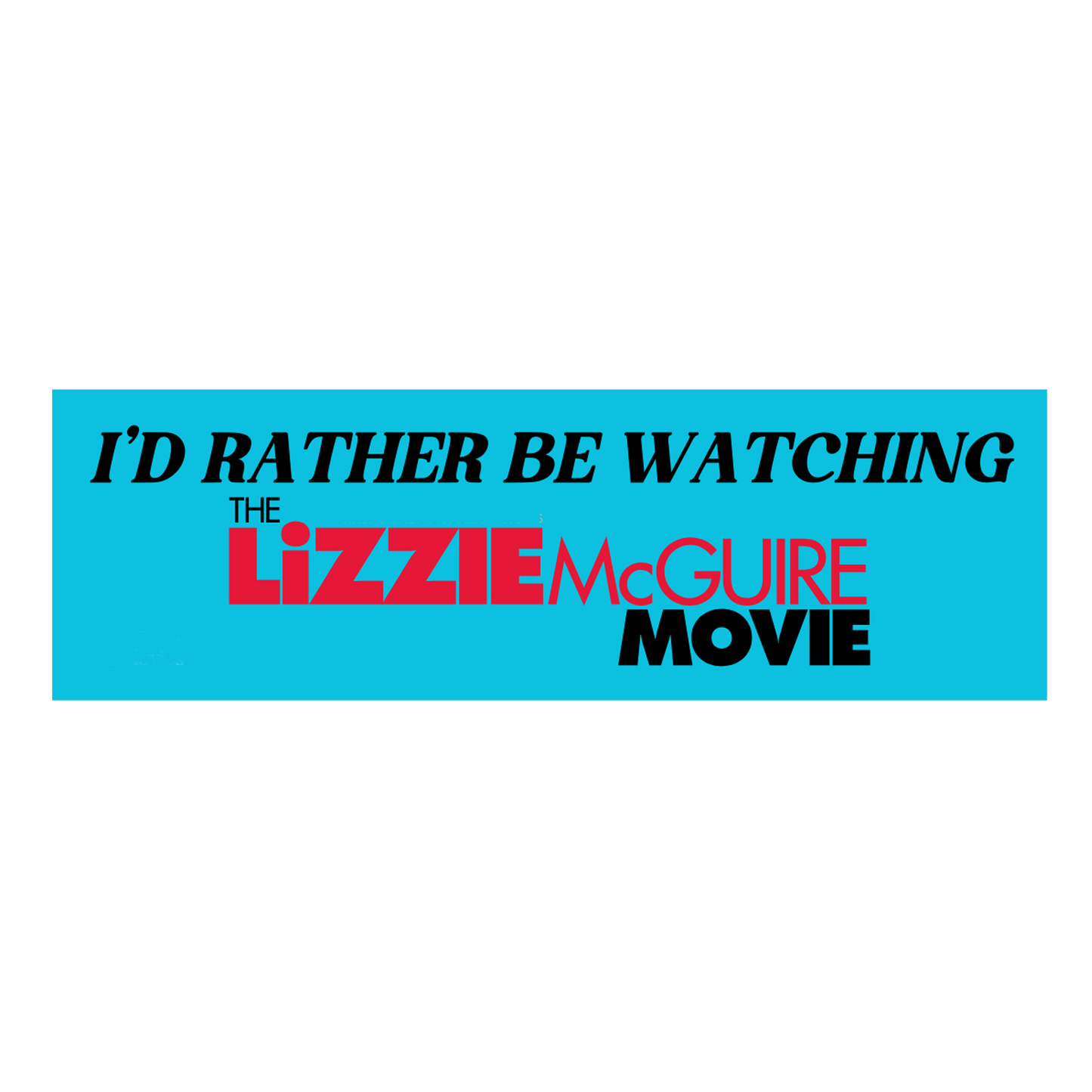 THE LIZZIE McGUIRE STICKER